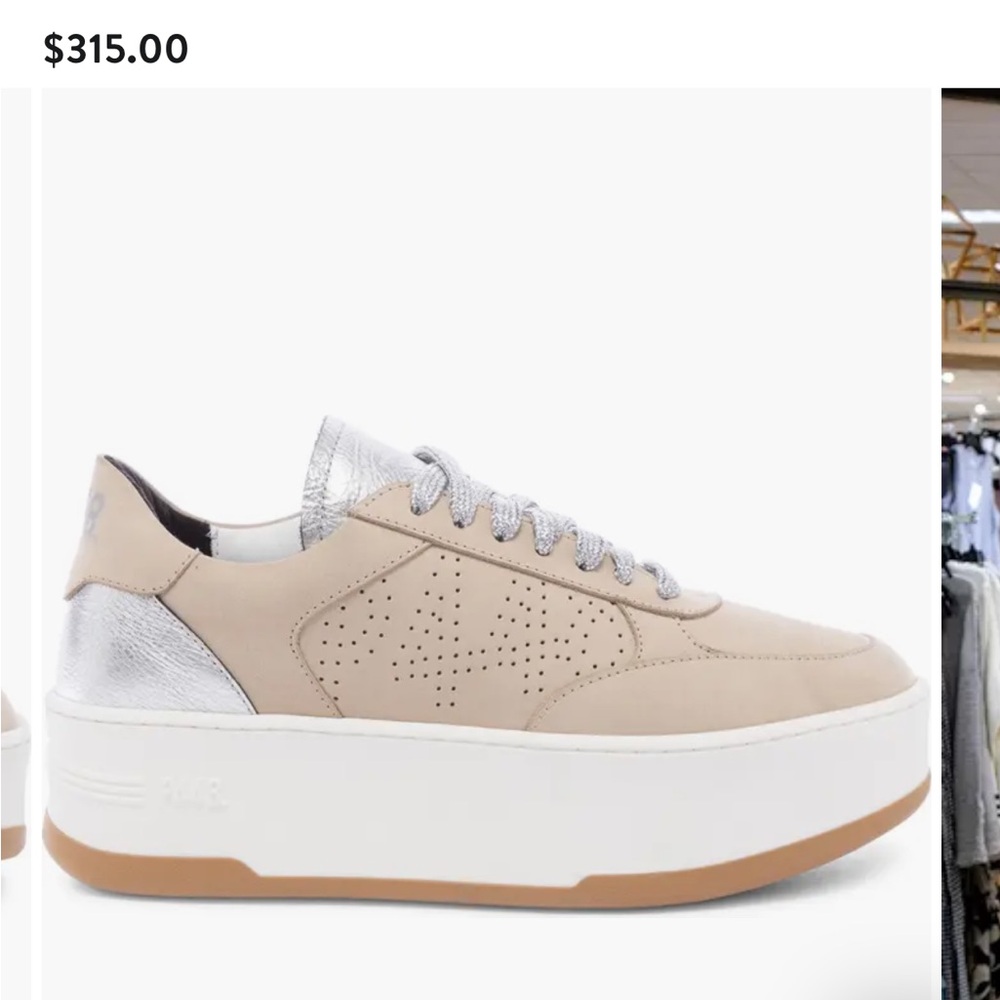 Never Worn P448 Empire Neutral Sneaker size 38